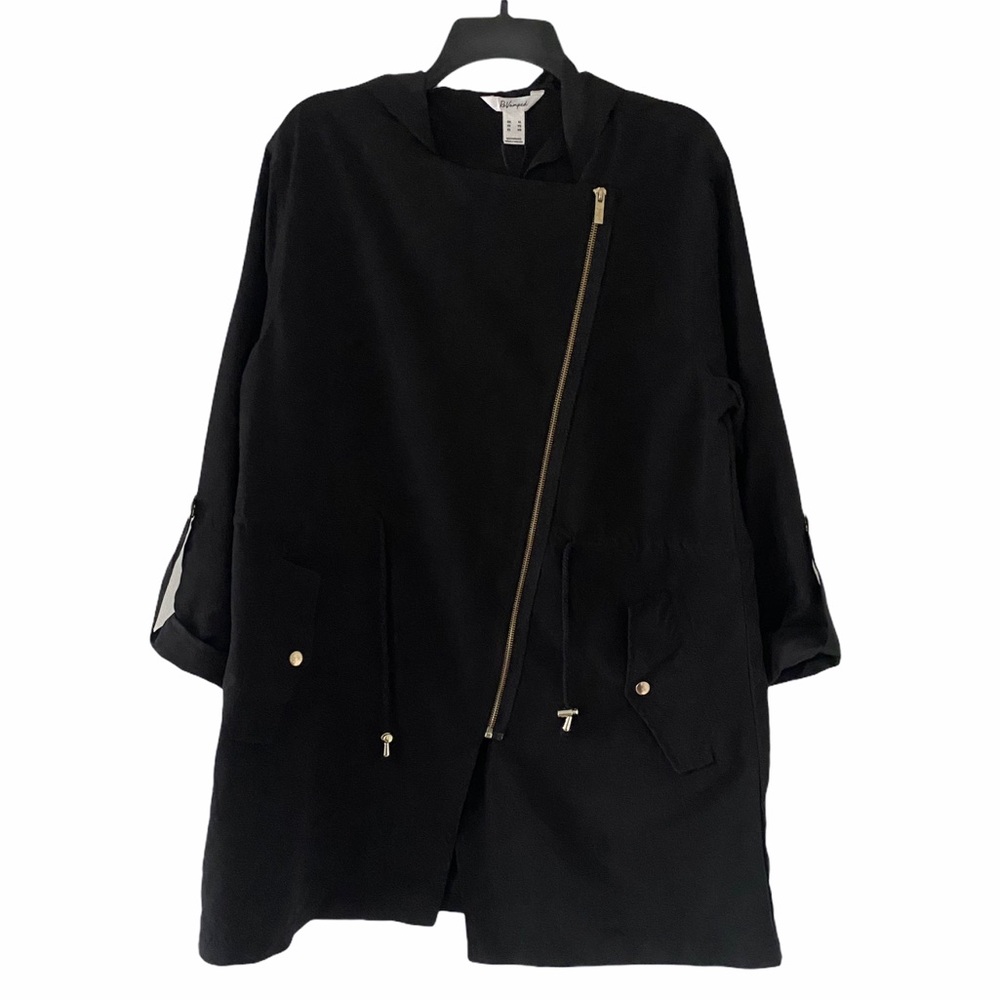 SOLD NWT ReVamped Women’s Black Asymmetrical Zip